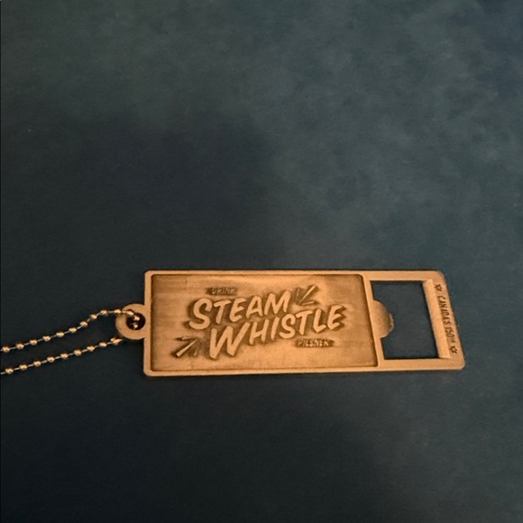 Hudson’s Bay Striped Keychain with Bottle Opener - Picture 3 of 5